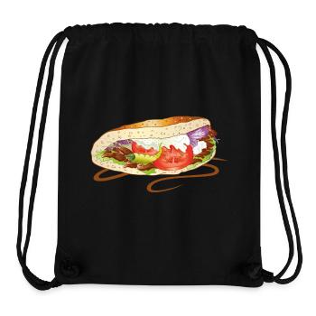 Döner Kebab Fast Food Junk Türkei Türkisch - Stanley/Stella recycelter Gym Bag - Schwarz - Vorne