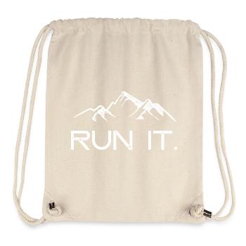 Führe es aus. - Stanley/Stella recycelter Gym Bag - Naturweiß - Vorne