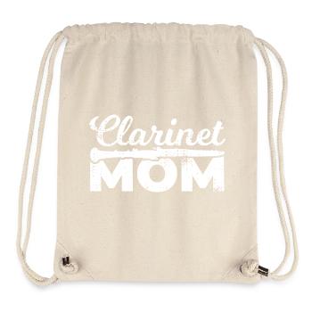 Clarinet player Mom - Stanley/Stella Recycled Gym Bag - natural - Front