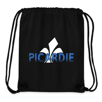 Picardie Fleur de lis Stilisiert - Stanley/Stella recycelter Gym Bag - Schwarz - Vorne