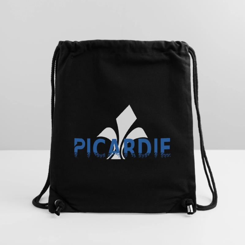 Picardy Fleur de lis Stylized Stanley/Stella Recycled Gym Bag