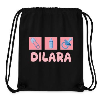 Pacifier Dilara - Stanley/Stella Recycled Gym Bag - black - Front
