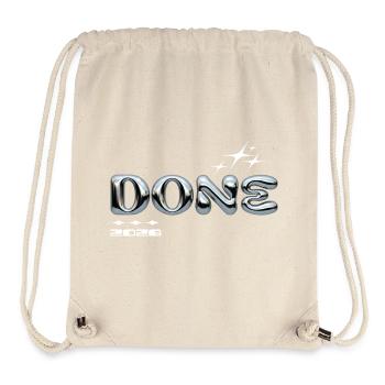 Finished 2028 Chrome Bubble Design - Stanley/Stella Recycled Gym Bag - natural - Front