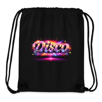 Disco Lettering Neon 80s Style - Stanley/Stella Recycled Gym Bag - black - Front