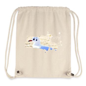 Wattvogel Nordsee Möwe - Stanley/Stella recycelter Gym Bag - Naturweiß - Vorne