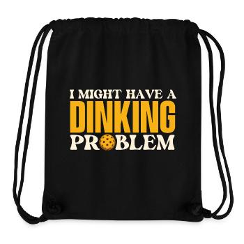 Dinking Problem Pickleball Player - Stanley/Stella Recycled Gym Bag - black - Front