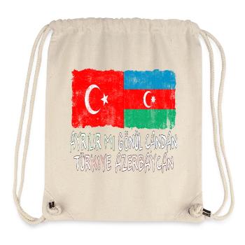 Türkiye Azerbaycan - Stanley/Stella Recycled Gym Bag - natural - Front