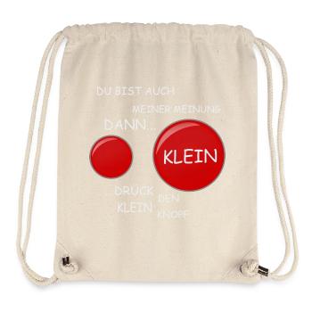 Rote Knopf - Stanley/Stella recycelter Gym Bag - Naturweiß - Vorne