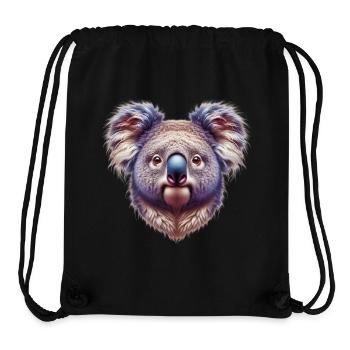 Koala - Stanley/Stella recycelter Gym Bag - Schwarz - Vorne
