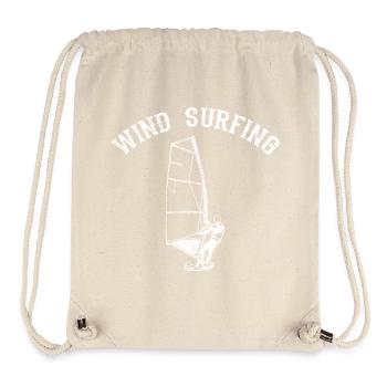 Wind Surfing - Stanley/Stella recycelter Gym Bag - Naturweiß - Vorne