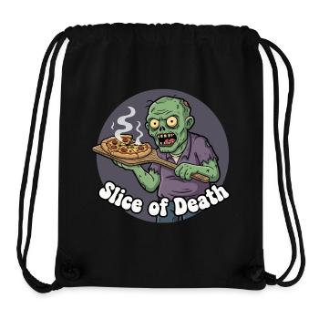 Zombie Pizza Scheibe - Stanley/Stella recycelter Gym Bag - Schwarz - Vorne