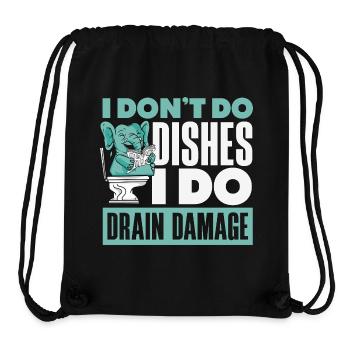 Toilet Clogging Master Funny - Stanley/Stella Recycled Gym Bag - black - Front
