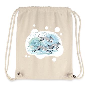 Windhunde - Stanley/Stella recycelter Gym Bag - Naturweiß - Vorne