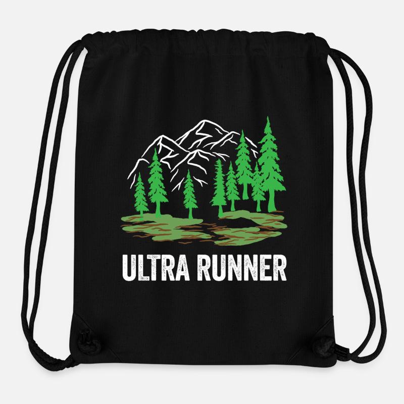 Ultra-Läufer - Stanley/Stella recycelter Gym Bag - Schwarz