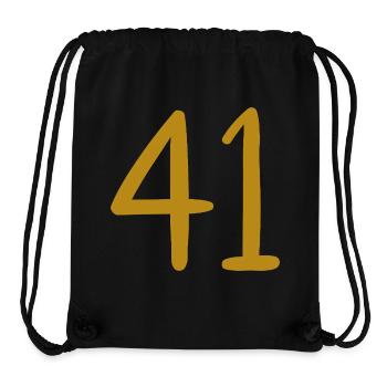 41 - Stanley/Stella Recycled Gym Bag - black - Front