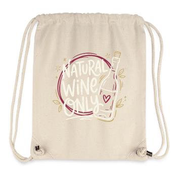 Natural Wine Lover - Stanley/Stella Recycled Gym Bag - natural - Front