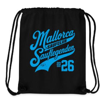 Malle 2026 Mallorca Sauflegenden Saufclub - Stanley/Stella recycelter Gym Bag - Schwarz - Vorne