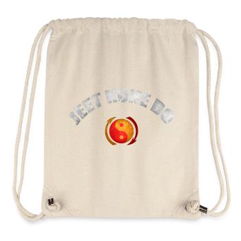 Chemise vintage d’arts martiaux Jeet Kune Do - Sac à cordon recyclé Stanley/Stella - blanc naturel - Devant