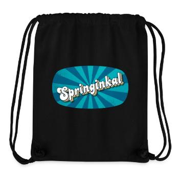 Springinkal - lebhafter Junge, Kosename - Stanley/Stella recycelter Gym Bag - Schwarz - Vorne