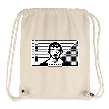8bit portrait - Stanley/Stella Recycled Gym Bag - natural - Front
