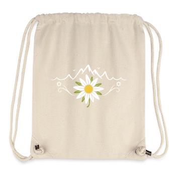 Edelweiss Berge - Volksfest Natur Design - Stanley/Stella Recycled Gym Bag - natural - Front