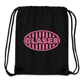 Job Glaser - Stanley/Stella recycelter Gym Bag - Schwarz - Vorne