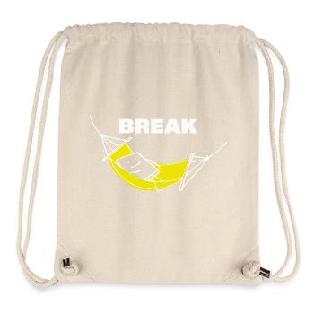 BREAK - Stanley/Stella recycelter Gym Bag - Naturweiß - Vorne