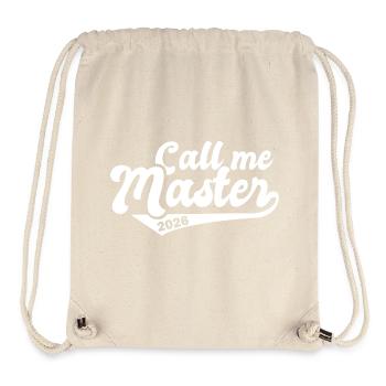 Master 2026 Abschluss Promotion Sponsion - Stanley/Stella recycelter Gym Bag - Naturweiß - Vorne