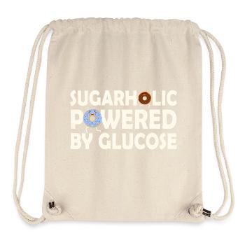 Sugarholic Powered by Glucose - Stanley/Stella Recycled Gym Bag - natural - Front