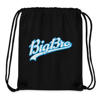 Big Bro - Stanley/Stella recycelter Gym Bag - Schwarz - Vorne