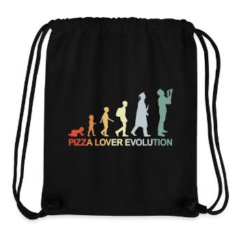 Development of a pizza lover - Stanley/Stella Recycled Gym Bag - black - Front