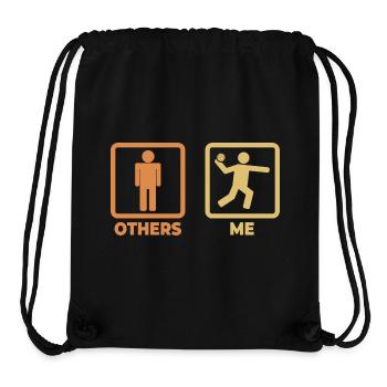 Ich als Handballer - Stanley/Stella recycelter Gym Bag - Schwarz - Vorne