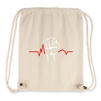 Pulsating Fist - Stanley/Stella Recycled Gym Bag - natural - Front