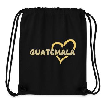Guatemala Guatemala - Stanley/Stella recycelter Gym Bag - Schwarz - Vorne