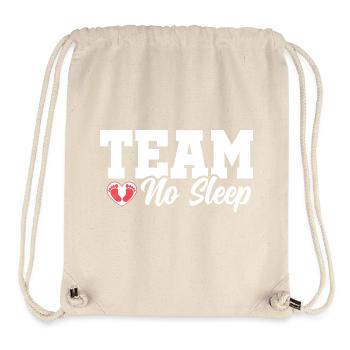 Team No Sleep - Stanley/Stella recycelter Gym Bag - Naturweiß - Vorne