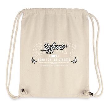 Skate Legends – Born for the Streets - Stanley/Stella recycelter Gym Bag - Naturweiß - Vorne