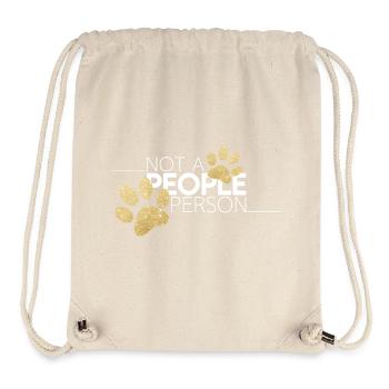 Not a People Person - Hundepfoten Motiv - Stanley/Stella recycelter Gym Bag - Naturweiß - Vorne