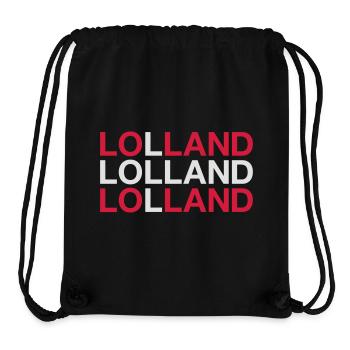 LOLLAND Danish flag Denmark Denmark - Stanley/Stella Recycled Gym Bag - black - Front