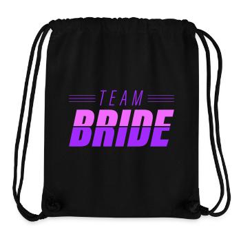 team_bride - Stanley/Stella recycelter Gym Bag - Schwarz - Vorne