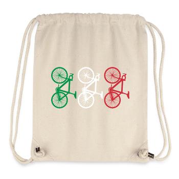 Cycling Italy - Sac à cordon recyclé Stanley/Stella - blanc naturel - Devant