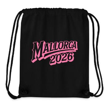 Mallorca 2026 - Stanley/Stella recycelter Gym Bag - Schwarz - Vorne