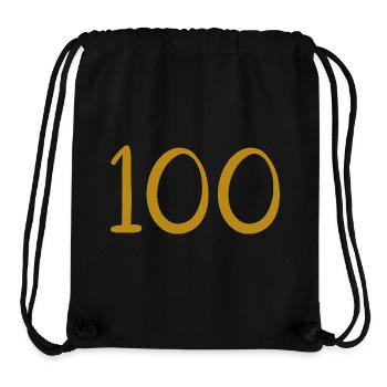 100 - Stanley/Stella Recycled Gym Bag - black - Front