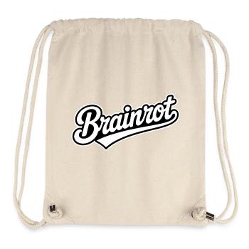 Brainrot - Funny Gen Alpha Memes - Stanley/Stella Recycled Gym Bag - natural - Front