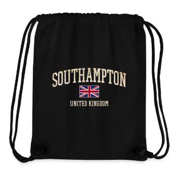 Vintage Southampton - Stanley/Stella recycelter Gym Bag - Schwarz - Vorne