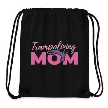 Trampolinspringer Mutter - Stanley/Stella recycelter Gym Bag - Schwarz - Vorne