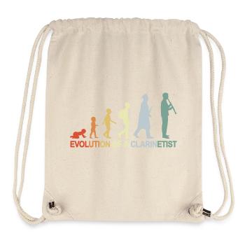 Clarinet Evolution - Stanley/Stella Recycled Gym Bag - natural - Front