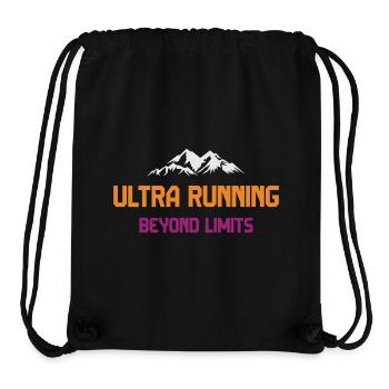 Ultra Running - Au-delà des limites - Sac à cordon recyclé Stanley/Stella - noir - Devant