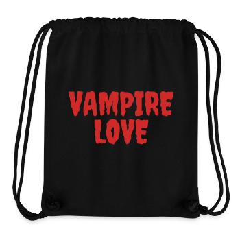 Vampire Love Halloween Artwork - Stanley/Stella Recycled Gym Bag - black - Front