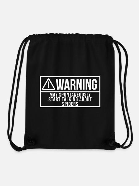Spider Spider Spider - Stanley/Stella recycelter Gym Bag - Schwarz
