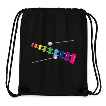 Regenbogen Xylophon – Farbenfrohes Musikinstrument - Stanley/Stella recycelter Gym Bag - Schwarz - Vorne